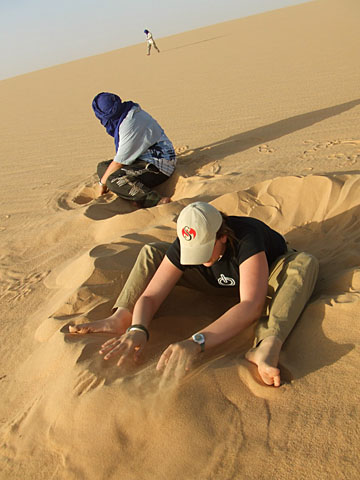 sandholes